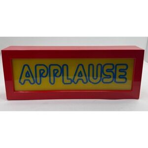 12" x 4"  Applause Light Up Sign Box Battery Operated Retro Decor Home